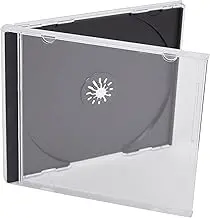 Caixa de cd q-connect slim -amb interior negre -pack de 25 unitats