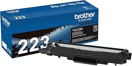 Brother Genuine TN223BK, Standard Yield Toner Cartridge, Replacement Black Toner, Page Yield Up to 1,400 Pages, TN223, Amazon Dash Replenishment Cartridge