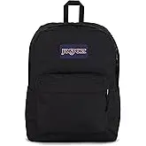 JanSport SuperBreak One Backpacks - Durable, Lightweight Bookbag with 1 Main Compartment, Front Utility Pocket with Built-in Organizer - Premium Backpack, Black 