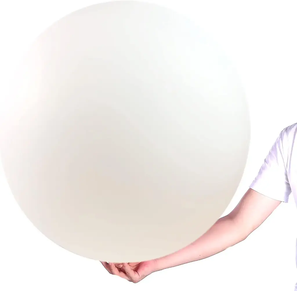 Large White Balloons 36 Inches 4 Pack Giant Jumbo Big Thicken Round White Balloon for Wedding Party Decorations 