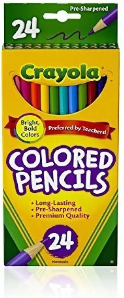 Crayola Colored Pencils, Assorted Colors, 24 Count (Pack of 3) 