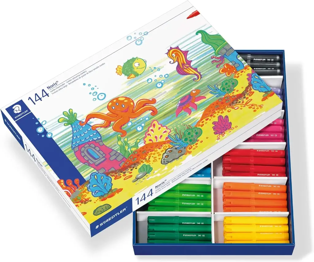 Staedtler Noris Club 340 C144 Schulbox Marker Pack of 144