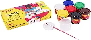 Jovi 724901 - School Tempera 35ML Assorted Colors - Box of 7 tins