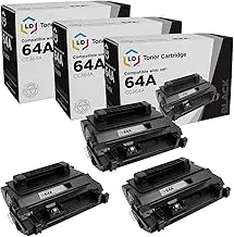 [COSKU-00349] LD Products Compatible Toner Cartridge Replacement for HP 64A CC364A (Black, 3-Pack) for use in Laserjet: P4014dn, P4014n, P4015dn, P4015n, P4015tn, P4015x, P4515n, P4515tn, P4515x & P4515xm 