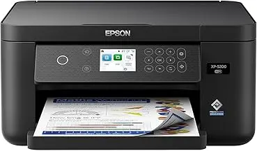 [COSKU-00899] Expression Home XP-5200 Wireless Color All-in-One Printer with Scan, Copy, Automatic 2-Sided Printing, Borderless Photos, 150-Sheet Paper Tray and 2.4" Color Display,Black 3.6 out of 5 stars 972