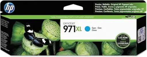 [COSKU-01975] 971X | PageWide Cartridge High Yield | Cyan | Works with HP OfficeJet Pro X451, X476, X551, X576 | CN626AM