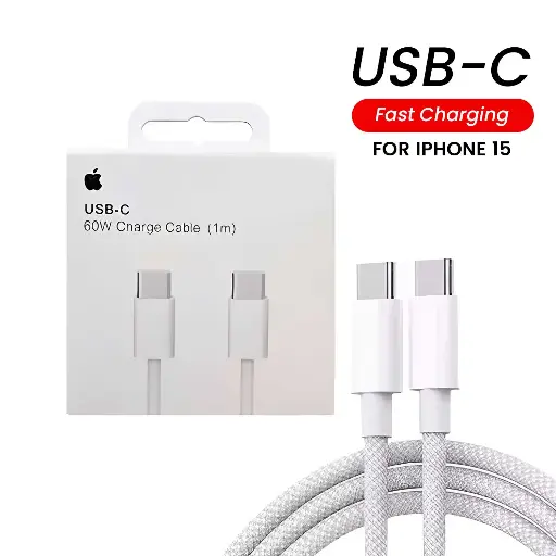 NNBILI 3A Original PD 60W Fast charging USB C to Type C box Cable For iPhone 15 Pro MAX Quick Charging For Huawei Samsung Xiaomi 