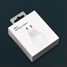  20W PD Fast EU US Wall Charger for iPhone 16 15 14 Plus 11 12 13 Pro Max X XR XS 8 Quick Charging USB-C Power Adapter With Box