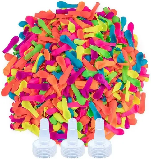 [SCSKU-0122] 100% latex biodegradable water balloon bag of 100 units assorted colors