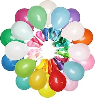 [SCSKU-0918] 200 PCS 12-inch Assorted Color Latex Balloons 20 Different Rainbow Colors Large Big Round Thick Biodegradable Bulk Helium Gas or Air Inflated for Kids Birthday Party Decorations Supplies Favors 