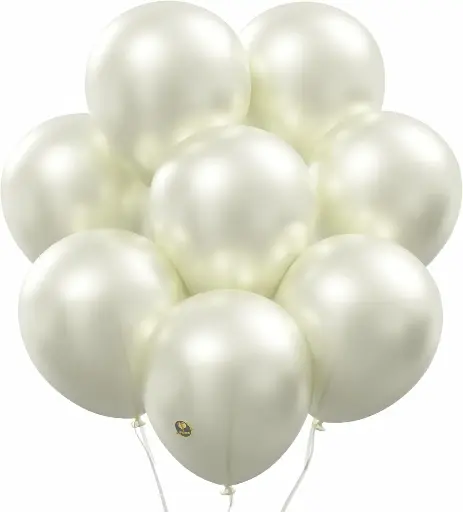 [SCSKU-0919] AFTERLOON® Biodegradable Balloons 24 pcs Pearlized White 12 Inch Pearl Color, Pearlescent Thickened Extra Strong Latex Helium Float, Colorful Bulk Color ballon Globos Para Decoration De Fiestas Kids 