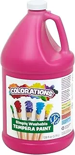 [SCSKU-1700] Colorations Paraben-Free Washable Tempera Paint for Kids - 1 Gallon Value Size. Vibrant Magenta, Non-Toxic and Made in The USA 