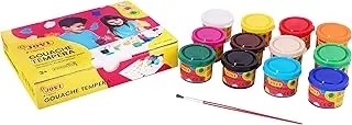 [SCSKU-1708] Jovi 152818 - School Tempera 35ml, Assorted Colors - Box of 12 tins